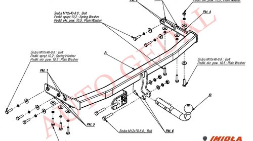 CARLIG REMORCARE NISSAN PRIMERA BERLINA/HATCHBACK 2002-2008 COD:N/024