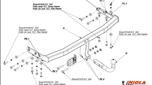 Carlig Remorcare Nissan Primera Combi (P12) 2