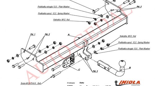 CARLIG REMORCARE NISSAN TERRANO 1993-2004 COD:N/021