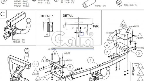 Carlig Remorcare Opel Agila 2008-