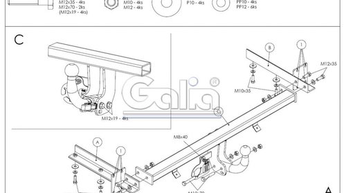 Carlig Remorcare OPEL ASTRA H combi 2004-