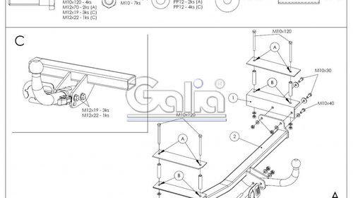 Carlig Remorcare OPEL ASTRA II G combi 1998-