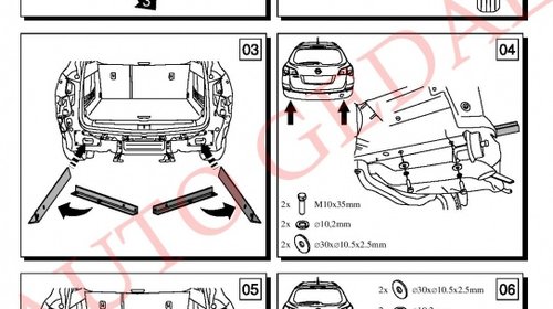 CARLIG REMORCARE OPEL ASTRA J CARAVAN 2011-2015 COD:O/040