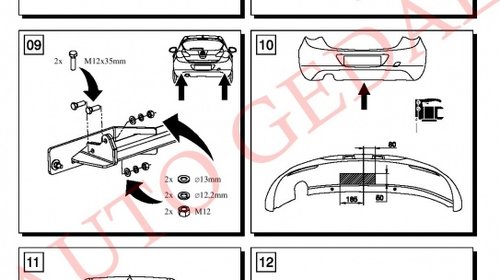 CARLIG REMORCARE OPEL ASTRA J HATCHBACK 2009-2015 COD:O/039