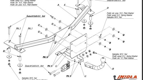 Carlig Remorcare OPEL CORSA B 1993- 2000