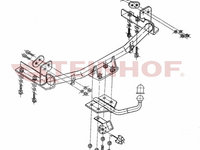 Carlig remorcare OPEL CORSA - C (3D) 09/2000- - W02721836 - LIVRARE DIN STOC in 24 ore!!!