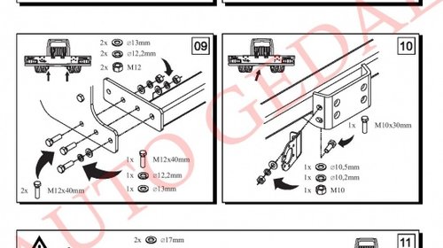 CARLIG REMORCARE OPEL MOVANO PLATFORMA 2010-prezent COD:R/052