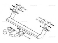 Carlig remorcare opel vectra b.