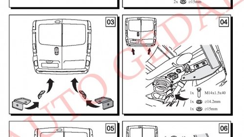 CARLIG REMORCARE OPEL VIVARO B 2014-prezent COD:R/066