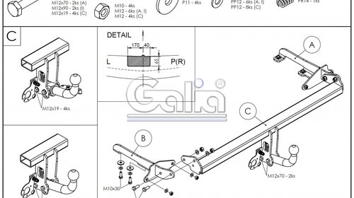 Carlig Remorcare Opel Zafira C 2012-