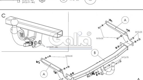 Carlig Remorcare Peugeot 206 Combi 2002- (demontabil automat)