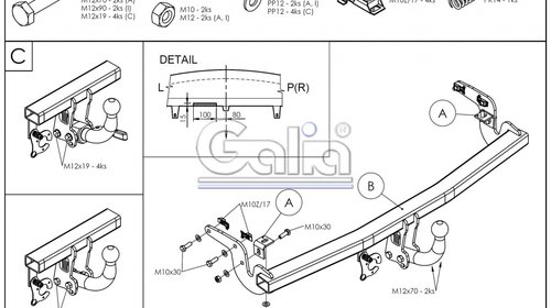 Carlig Remorcare Peugeot 208 2012- (demontabil automat)