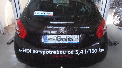 Carlig Remorcare Peugeot 208 2012-