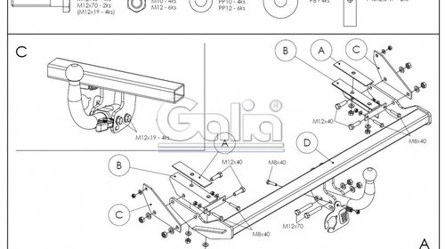 Carlig Remorcare Peugeot 307 Combi 2002-