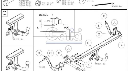 Carlig Remorcare Peugeot 508 Berlina 2011-