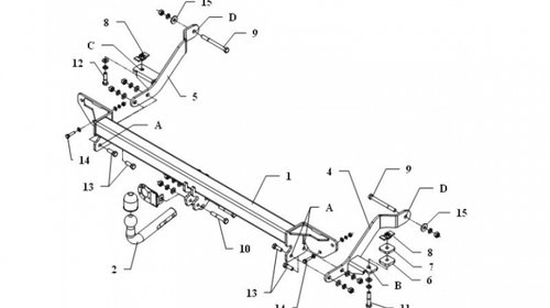 CARLIG REMORCARE PEUGEOT BOXER DUBA L1,L2,L3 2006-PREZENT COD:C/018