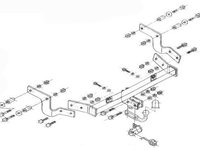 Carlig remorcare peugeot partner an fab 96-2008