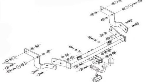 Carlig remorcare peugeot partner an fab 96-20