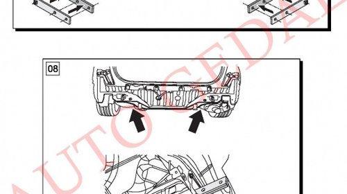 CARLIG REMORCARE RENAULT LATITUDE 2011-prezent COD:R/060