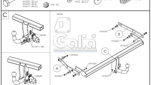 Carlig remorcare Renault Megane Generation 2008- (demontabil automat)