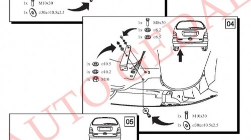 CARLIG REMORCARE RENAULT SCENIC 2003-2009 COD:R/029