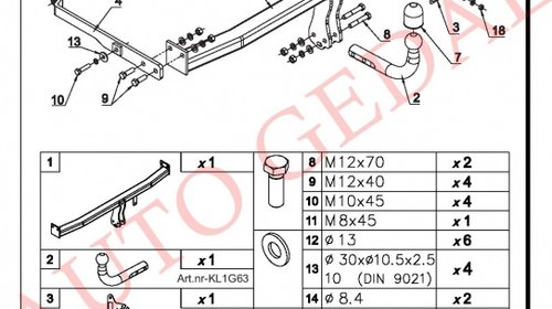 CARLIG REMORCARE RENAULT SCENIC 2016-PREZENT COD:R/064