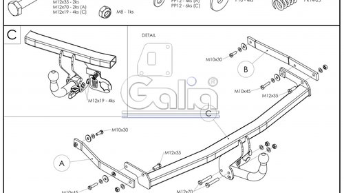 Carlig Remorcare Renault Scenic, Grand Scenic