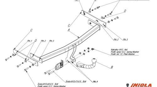 Carlig Remorcare SEAT Ibiza 2002-2008 (Hakpol