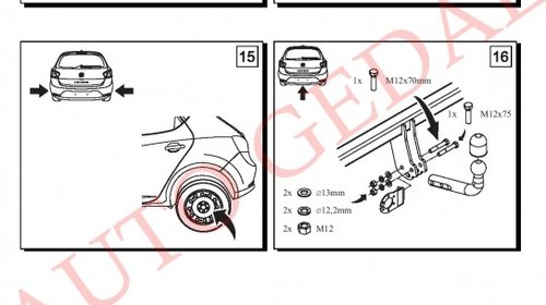 CARLIG REMORCARE SEAT IBIZA ST 2010-2017 COD:SC46S