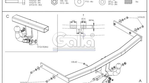 Carlig Remorcare Skoda Octavia 1 hatchback/combi 1997-2010