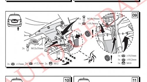 CARLIG REMORCARE SUBARU TREZIA 2011-prezent COD:O83S