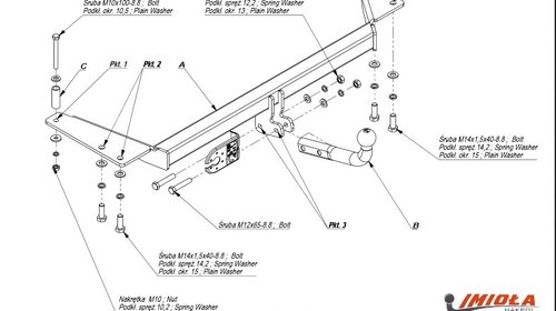 Carlig Remorcare Toyota Avensis liftback si b