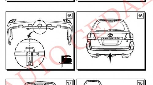 CARLIG REMORCARE TOYOTA LAND CRUISER 2009-prezent COD:T/028