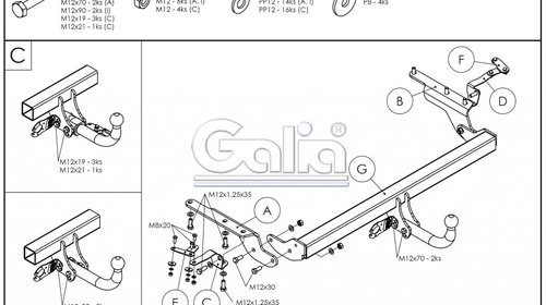 Carlig Remorcare Toyota RAV4 2006-2013 (demontabil automat)