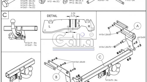 Carlig Remorcare Toyota Yaris 2006-2011-