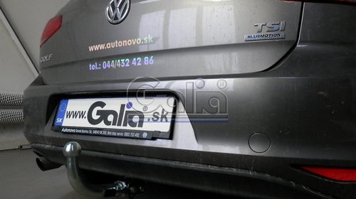 Carlig remorcare Volkswagen Golf 7 hatchback 2012- (demontabil)