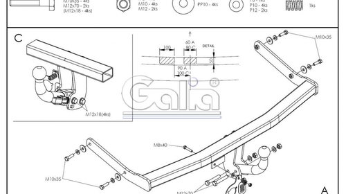 Carlig remorcare Volkswagen Golf IV combi 4x4