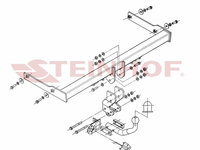 Carlig remorcare VOLKSWAGEN PASSAT (B6) / (3C) (4motion-) 09/2005-10/2010 - Cod intern: W20032200 - LIVRARE DIN STOC in 24 ore!!!