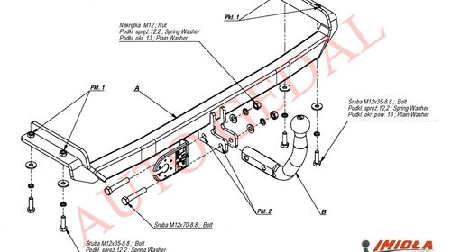 CARLIG REMORCARE VOLKSWAGEN POLO HATCHBACK 1994-2002 COD:W/021