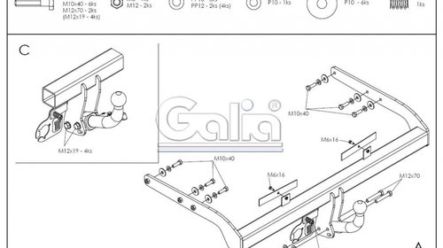 Carlig Remorcare Volkswagen Sharan 2000-2010 (demontabil automat)