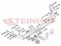 Carlig remorcare VOLVO V40 07/2000-03/2004 - W02722028 - LIVRARE DIN STOC in 24 ore!!!