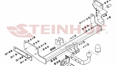 Carlig remorcare VOLVO V40 07/2000-03/2004 - 