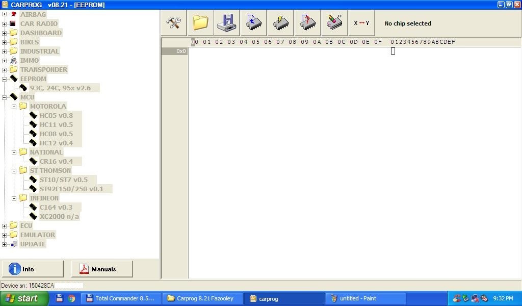 Carprog v8.09 / 8.21 / 9.31 / 10.05 onli