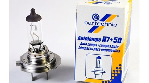 Cartechnic bec h7 12v 55w cu lumina puternica