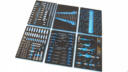 Carucior scule hbm olanda 7 sertare cu 245piese