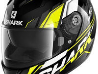 Casca Moto Shark Ridill 1.2 Phaz Negru / Alb / Galben Marimea L HE0533E-KYW-L