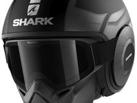 Casca Moto Shark Street-Dark Tribute RM Negru / Antracit / Matt Marimea XL HE3325E-KUS-XL