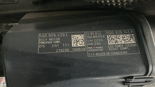 Caseta de directie electrica 5Q0909143K SEAT Ateca (KH7) 1.4 TSI 4Drive 150 cai