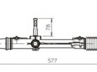 Caseta directie CI4040 GENERAL RICAMBI pentru CitroEn Saxo