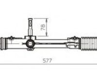 Caseta directie CITROEN SAXO (S0, S1) (1996 - 2004) GENERAL RICAMBI CI4041 piesa NOUA